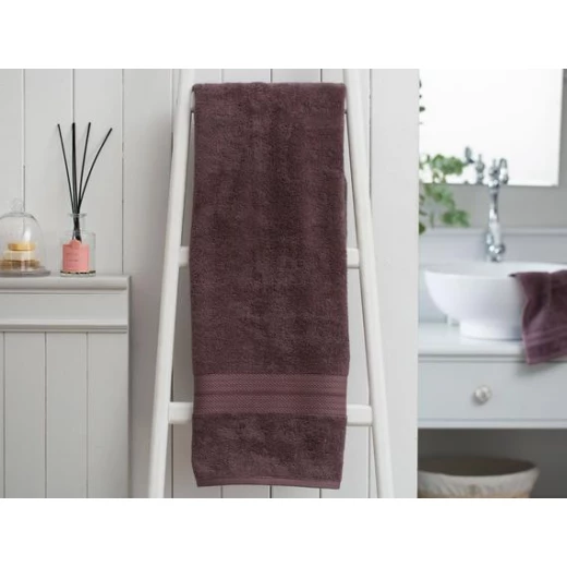 Madame Coco Roxane Bath Towel - Burgundy Madame Coco Roxane Bath Towel - Burgundy