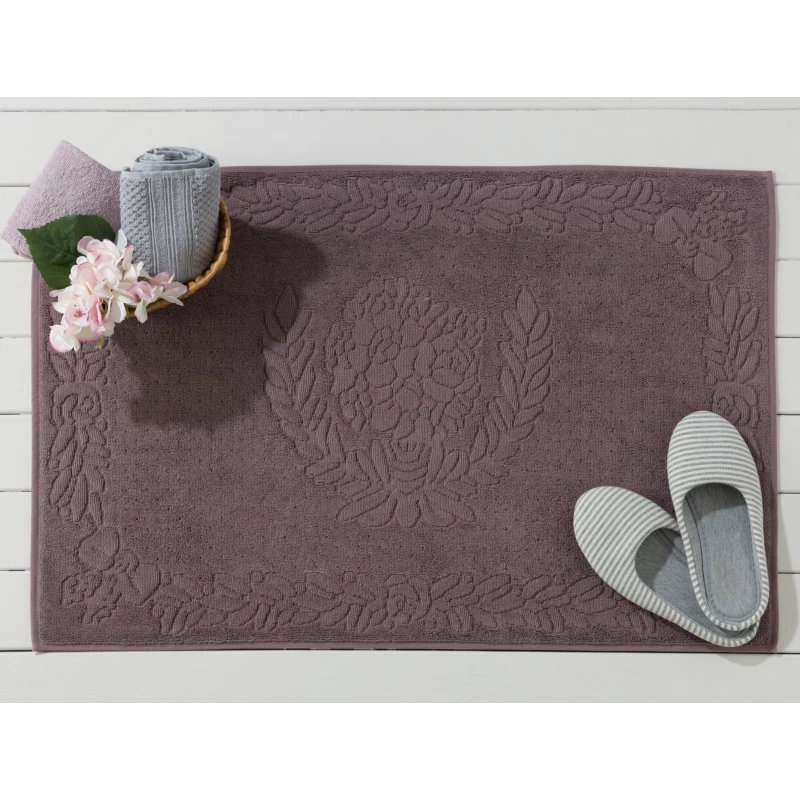 Madame Coco Daphne Foot Towel - Burgundy - مدام كوكو