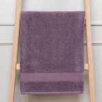 Madame Coco American Bath Towel - Burgundy - مدام كوكو