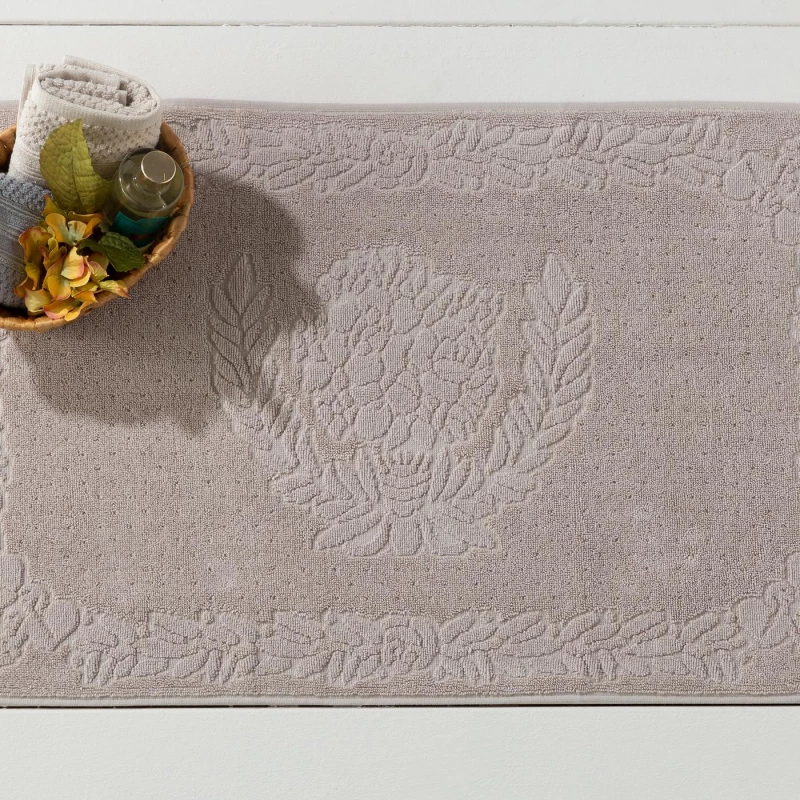Madame Coco Daphne Foot Towel - Light Brown - مدام كوكو