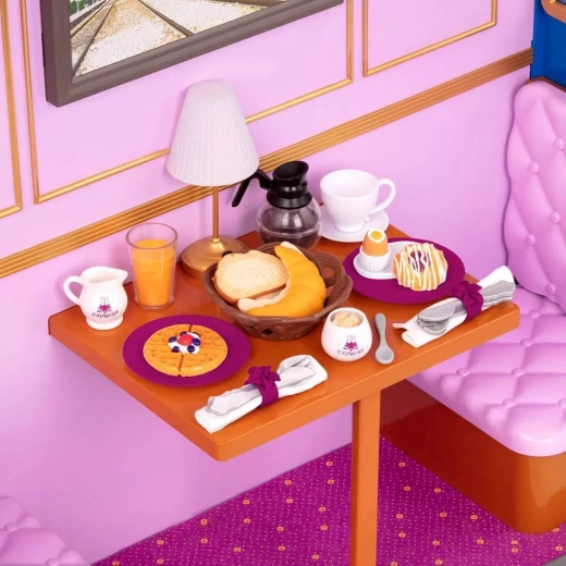 Our Generation Pegged Accessory - Dining Car Breakfast Set - أور جيناريشن - Image 3