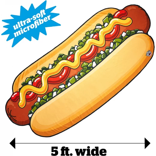 BigMouth Gigantic Hotdog Beach Blanket - BigMouth Inc. - Image 2