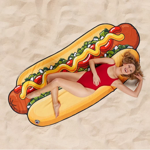 BigMouth Gigantic Hotdog Beach Blanket - BigMouth Inc. - Image 3