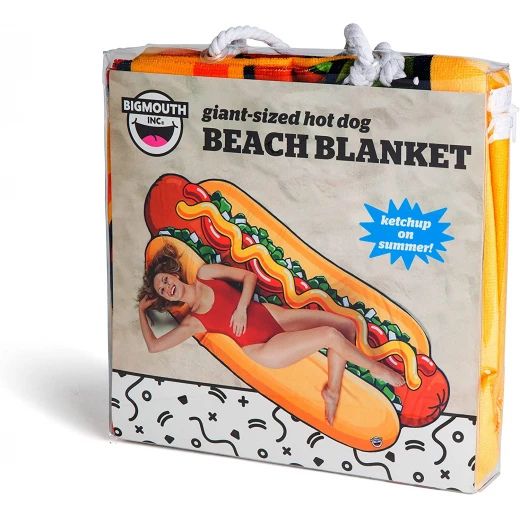 BigMouth Gigantic Hotdog Beach Blanket BigMouth Gigantic Hotdog Beach Blanket