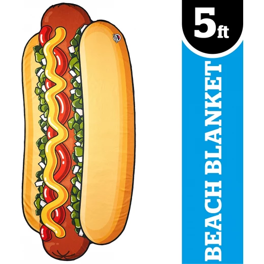 BigMouth Gigantic Hotdog Beach Blanket - BigMouth Inc. - Image 5