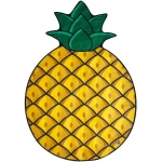 BigMouth Gigantic Pineapple Beach Blanket - BigMouth Inc.
