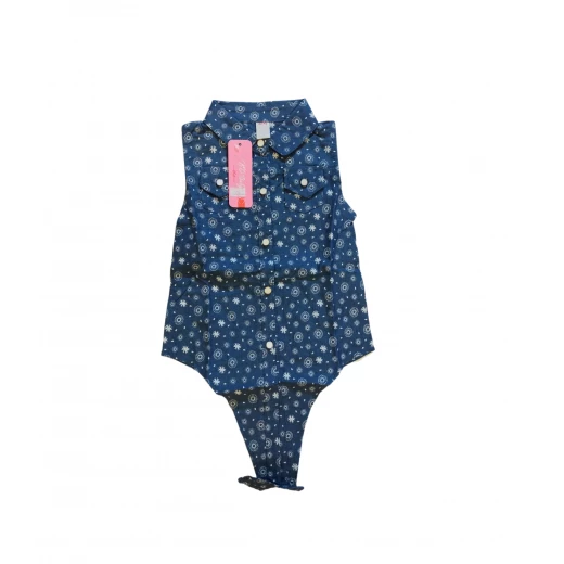 KD Baby Children's Shirt for Girls With a Front Tie, 18-24 Month, Navy Blue KD Baby Children's Shirt for Girls With a Front Tie, 18-24 Month, Navy Blue