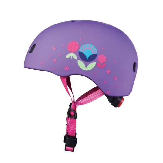 Micro PC Helmet, Floral Purple, Medium Micro PC Helmet, Floral Purple, Medium