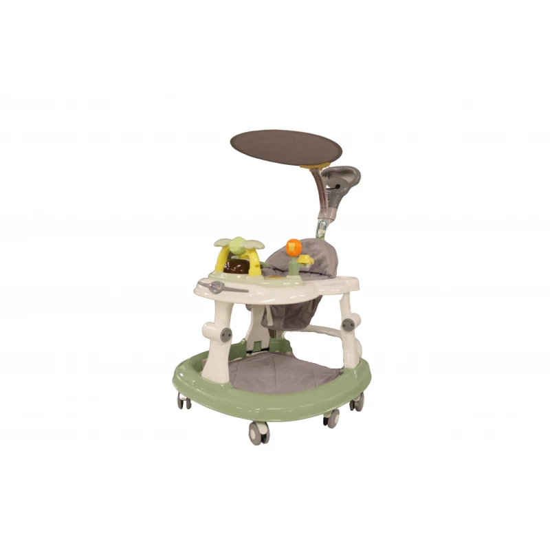Baby Walker Jungle With Umbrella, Green