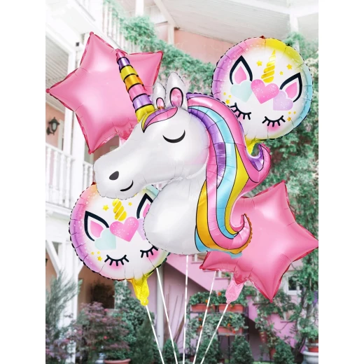7pcs Unicorn Balloon Set 7pcs Unicorn Balloon Set