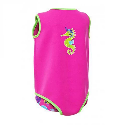 Zoggs Sea Saw Baby Wrap Pink ,3-6 months - Zoggs - Image 2