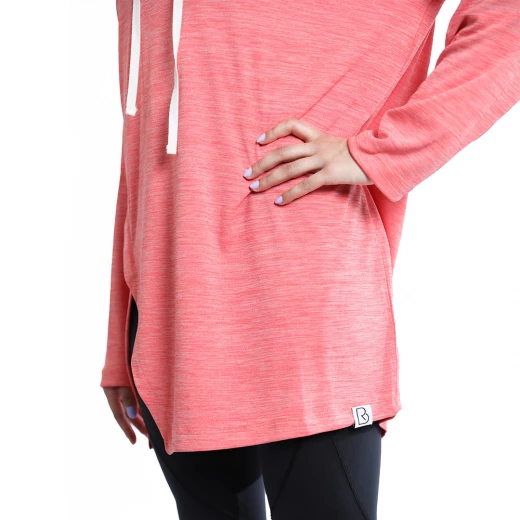 RB Women's Squat Hoodie , Free Size, Orange - RB - Image 4