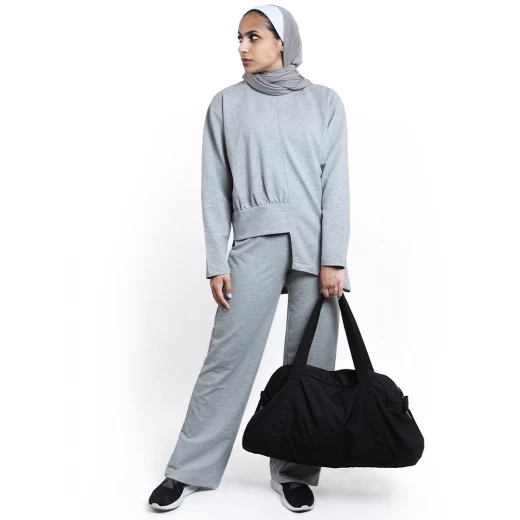 RB Women's High Low Set , Medium, Light Grey - RB - Image 4