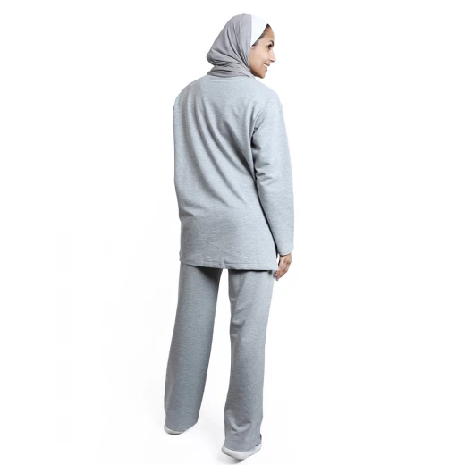 RB Women's High Low Set , Medium, Light Grey - RB - Image 5