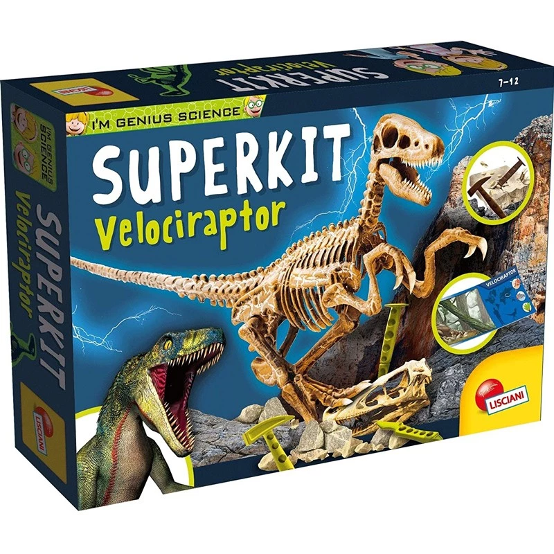 Lisciani Superkit Velociraptor I'm A Genius Science - LISCIANI