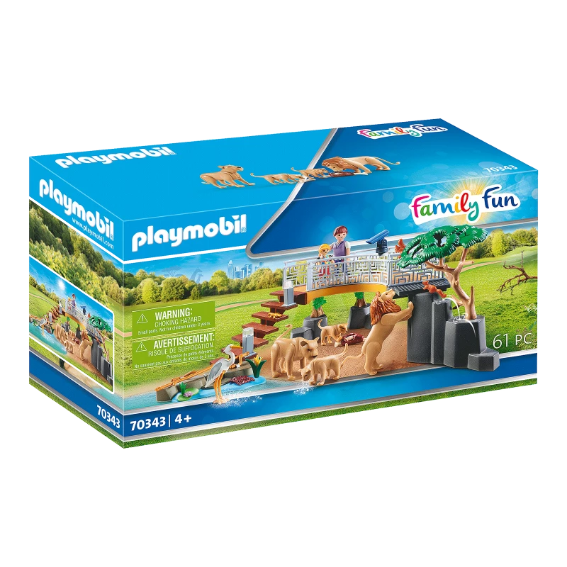 Playmobil - Family Fun Outdoor Lion Enclosure - Playmobil