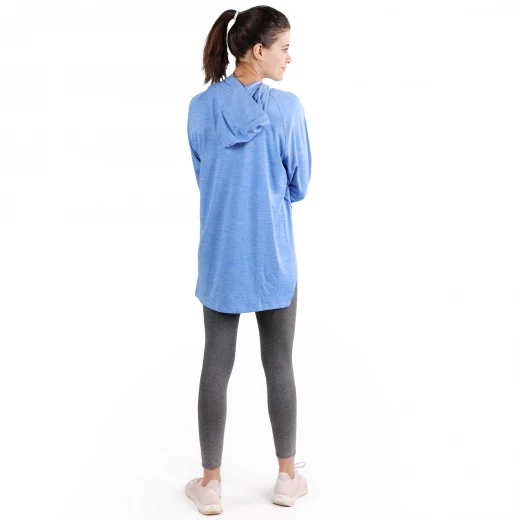 RB Women's Squat Hoodie , Free Size, Blue - RB - Image 3