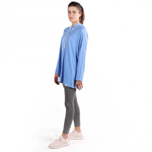 RB Women's Squat Hoodie , Free Size, Blue - RB - Image 4
