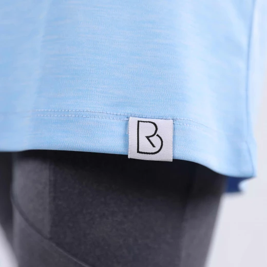 RB Women's Squat Hoodie , Free Size, Sky Blue - RB - Image 4