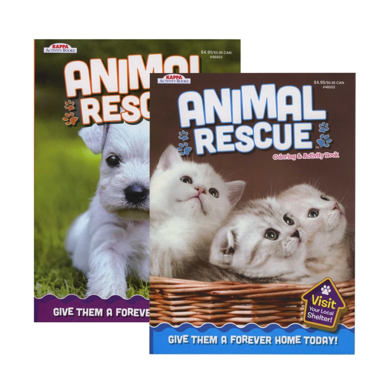 Kappa Animal Rescue Coloring & Activity Book for Kids: Educational Fun and Creative Play, Perfect Gift - Kappa