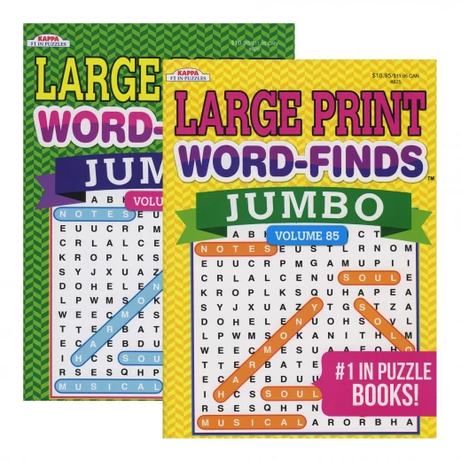 Kappa Jumbo Large Print Word Finds Puzzle Book for Adults & Seniors Brain Training Activity Kappa Jumbo Large Print Word Finds Puzzle Book for Adults & Seniors Brain Training Activity