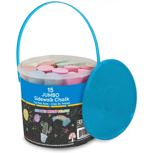 Bazic Jumbo Color Tizas (15/cubo) Bazic Jumbo Color Tizas (15/cubo)