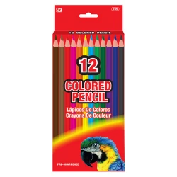 Bazic Colored Pencils, 12 Color