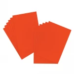 Bazic Red Poster Board, 5 Sheets - Bazic