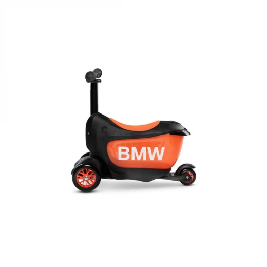 Mini Micro BMW Kids Scooter, Black/Orange - Micro - Image 4