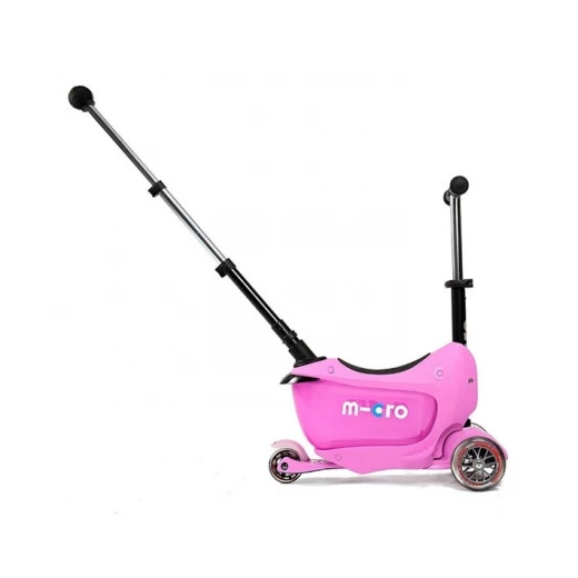 Mini Micro 2Go Kickboard Deluxe Plus, Pink - Micro - Image 4