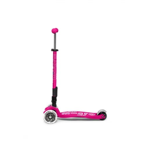 Mini Micro Deluxe LED Scooter, Shocking Pink - Micro - Image 3