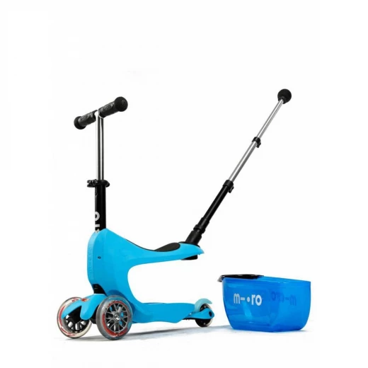 Mini Micro 2Go Kickboard Deluxe Plus, Blue - Micro - Image 2