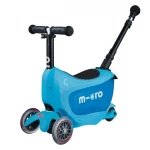Mini Micro 2Go Kickboard Deluxe Plus, Blue - Micro