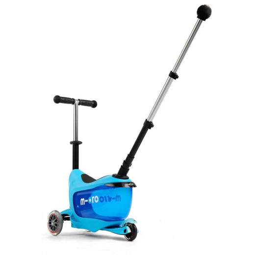 Mini Micro 2Go Kickboard Deluxe Plus, Blue - Micro - Image 3