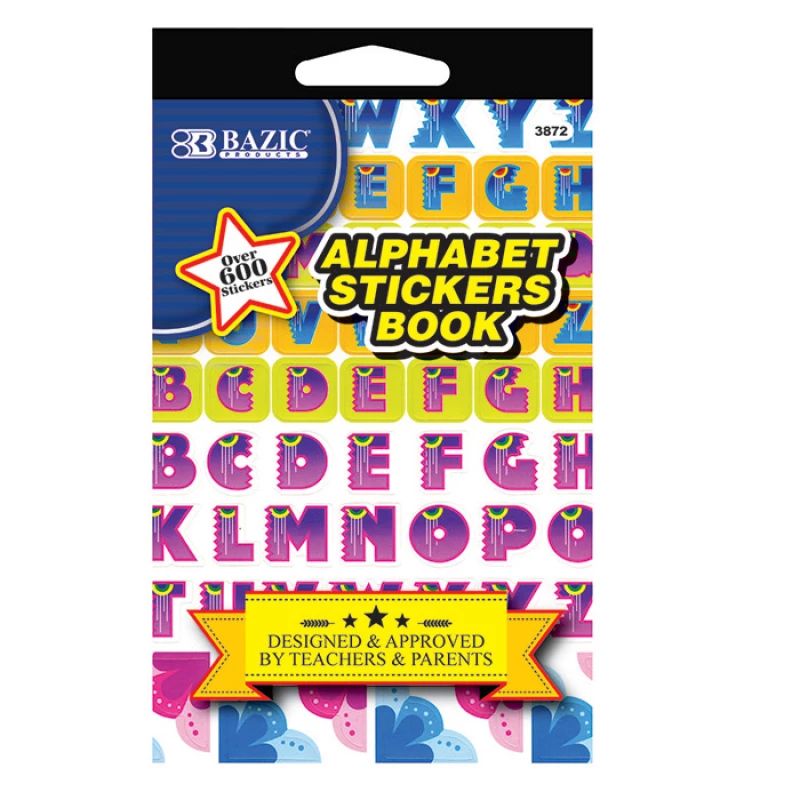 Bazic Alphabet Sticker Book - Bazic