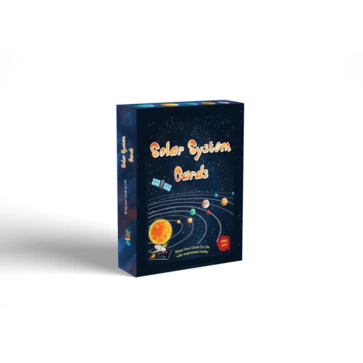 كتاب بطاقات الواقع المعزز التفاعلية لنظام الطاقة الشمسية من إيلار وورلد للأطفال تعليمية وممتعة إصدار 2024 كتاب بطاقات الواقع المعزز التفاعلية لنظام الطاقة الشمسية من إيلار وورلد للأطفال تعليمية وممتعة إصدار 2024