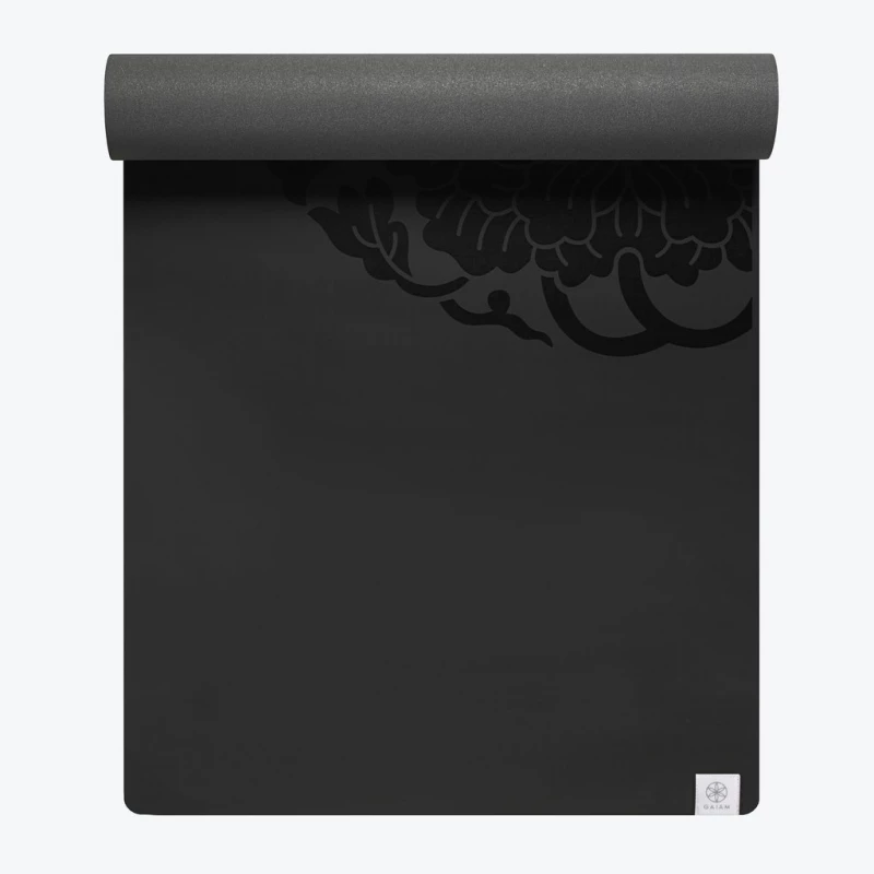 Gaiam 5mm Yoga Mat Performance Dry-grip Black Longer/wider - Gaiam