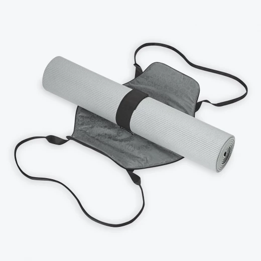 Gaiam On-the-go Yoga Mat Carrier Granite/storm - Gaiam - Image 2
