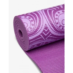 Gaiam 6mm Yoga Mat Purple Mandala