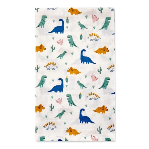 BabyJem Baby Blanket Muslin - Dinosaur BabyJem Baby Blanket Muslin - Dinosaur