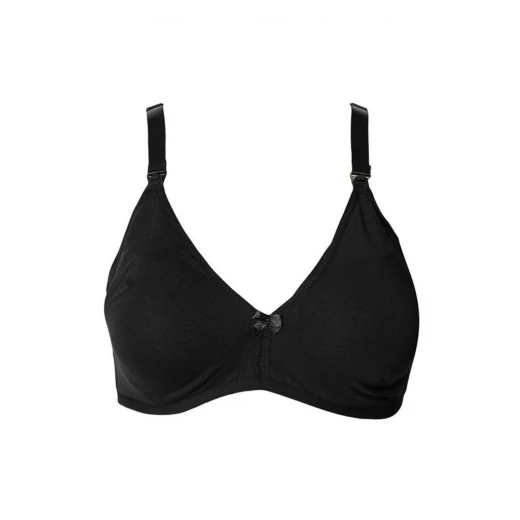 NBB Cotton Breastfeeding Bra Black, 95