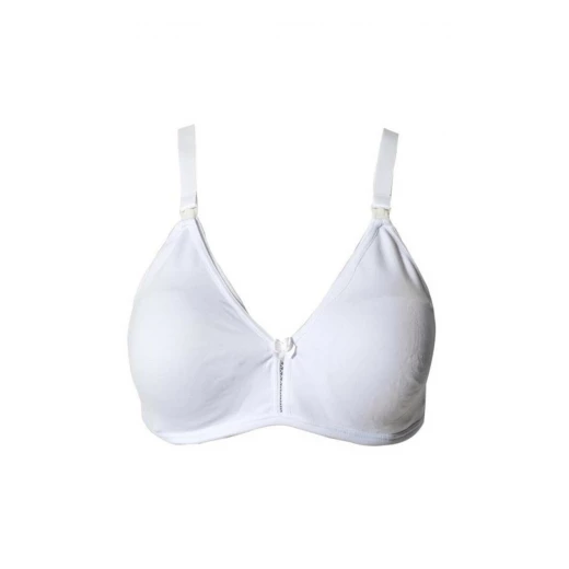 NBB Cotton Breastfeeding Bra White, 85