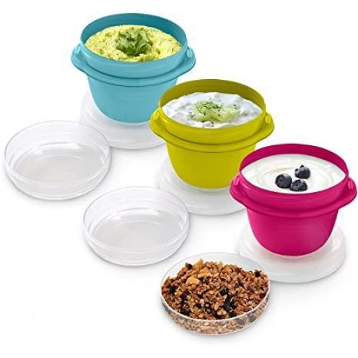 Rubbermaid Takealongs Medium Twist & Seal™ With Insert Tray Food Storage Container, 473 ml (2 Pack) - Rubbermaid - Image 2
