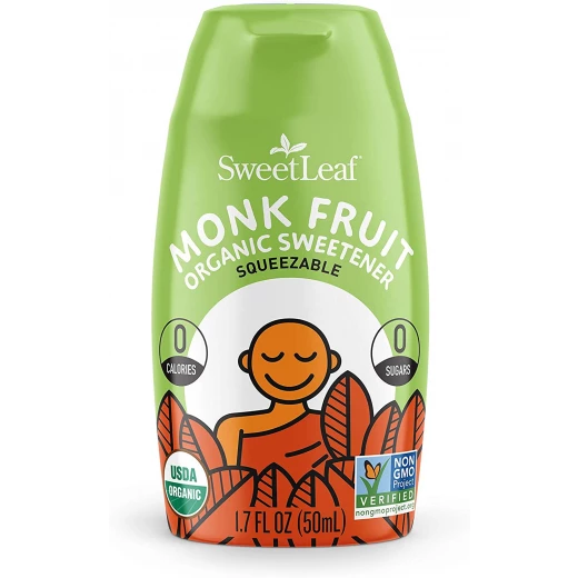 Sweetleaf Organic Monk Fruit Liquid Unflavored, 50 ml Sweetleaf Organic Monk Fruit Liquid Unflavored, 50 ml
