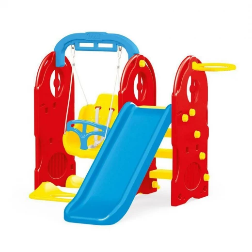 Dolu Activities Center With Tobogan Legan And Basket 4 In 1 - Dolu - Image 2