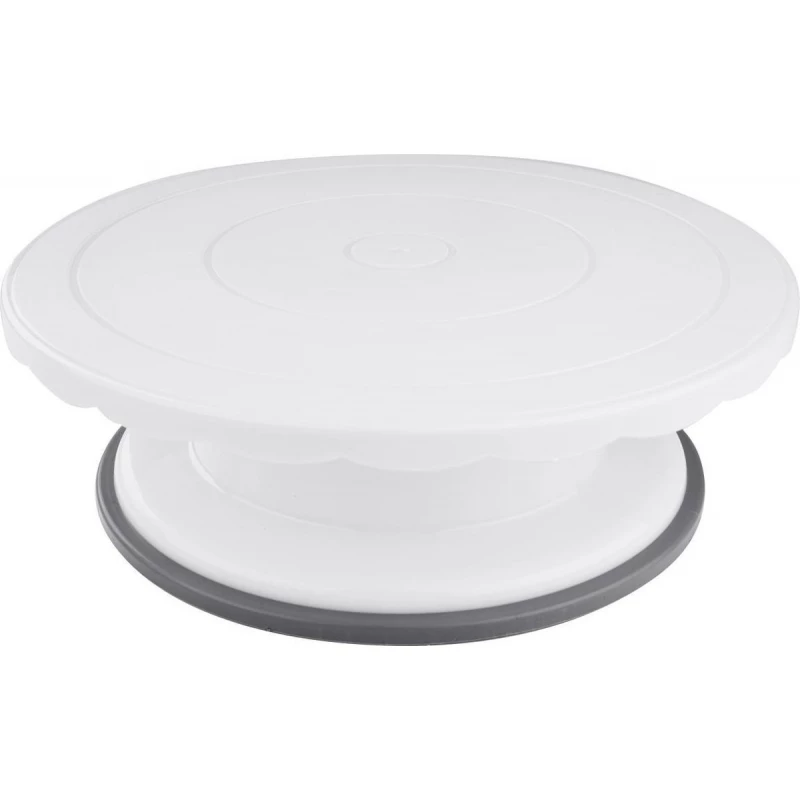 Dr.Oetker Kitchen Tools Classic Cake Plate, Rotatable, Non-slip Base, Plastic / Silicone - Dr. Oetker