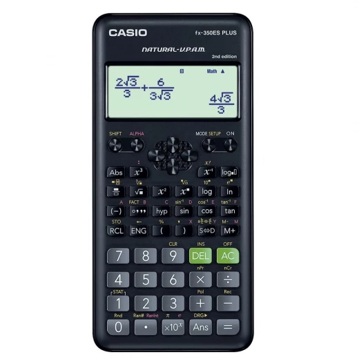 حاسبة علمية FX-350ES Plus الطبعة الثانية – شاشة عرض طبيعية ووظائف متقدمة من كاسيو حاسبة علمية FX-350ES Plus الطبعة الثانية – شاشة عرض طبيعية ووظائف متقدمة من كاسيو