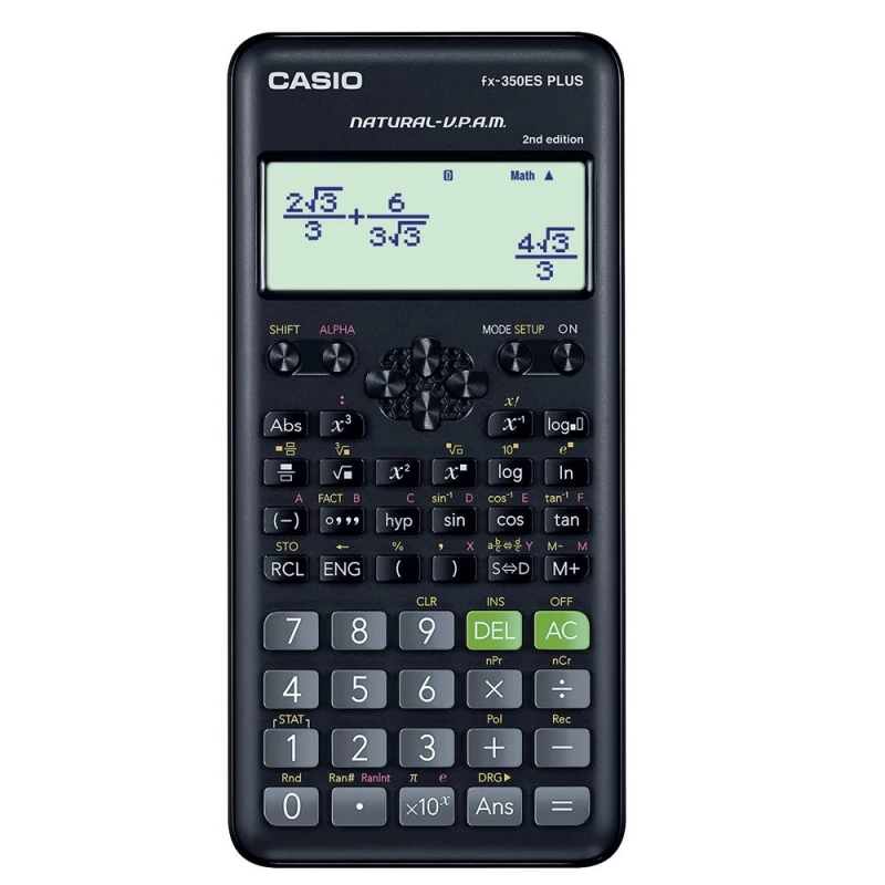 حاسبة علمية FX-350ES Plus الطبعة الثانية – شاشة عرض طبيعية ووظائف متقدمة من كاسيو - كاسيو
