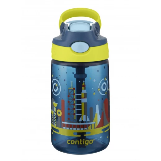 Contigo Autoseal Kids Gizmo Flip 420 ml, Nautical Blue With Space - Contigo - Image 3