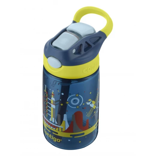 Contigo Autoseal Kids Gizmo Flip 420 ml, Nautical Blue With Space Contigo Autoseal Kids Gizmo Flip 420 ml, Nautical Blue With Space